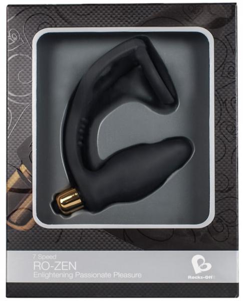 Zen Black Silicone Cock Ring - Click Image to Close