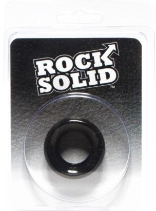 Rock Solid Convex Black C Ring - Click Image to Close