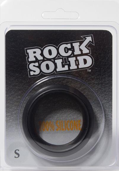 Rock Solid Silicone Black C Ring - Click Image to Close