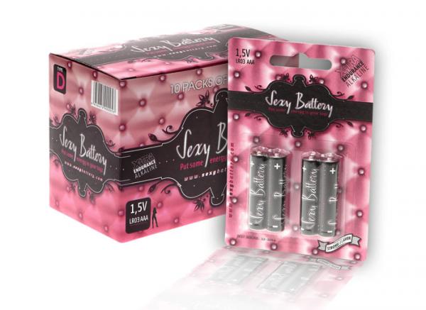 Sexy Battery AAA/LR3 10 Pieces Display - Click Image to Close