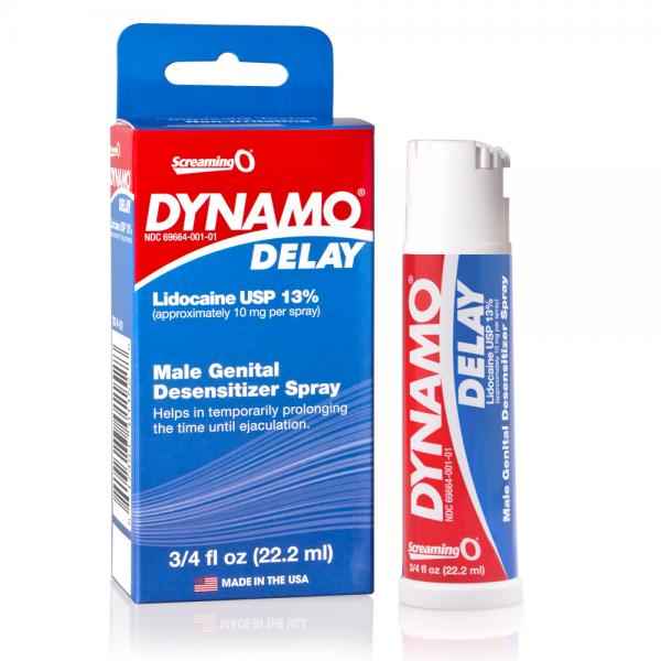 Dynamo Delay Spray 3/4oz - Click Image to Close