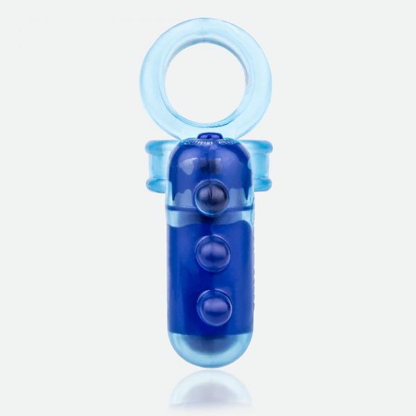 Dangle Stretchy Vibrating C Ring Blue - Click Image to Close