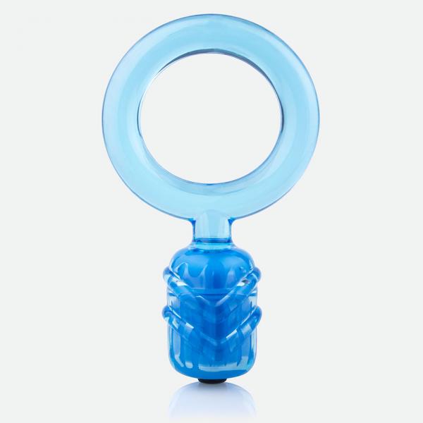 Dongle C Ring Dangling Ball Vibe Blue - Click Image to Close
