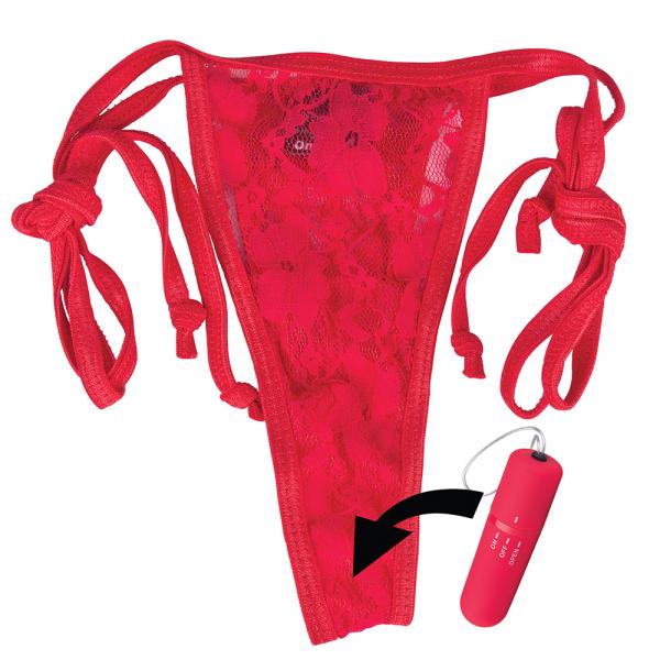 My Secret Remote Control Vibrating Panty Red O/S - Click Image to Close
