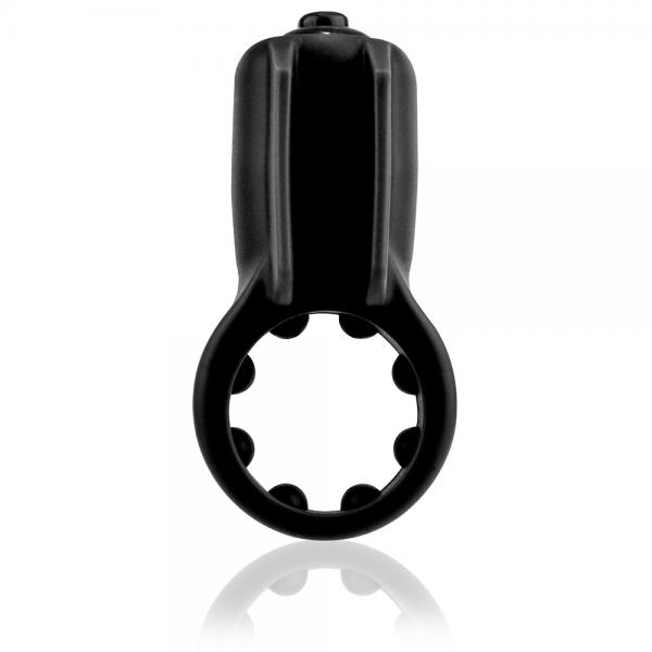 Primo Minx Black Vibrating Ring with Fins - Click Image to Close