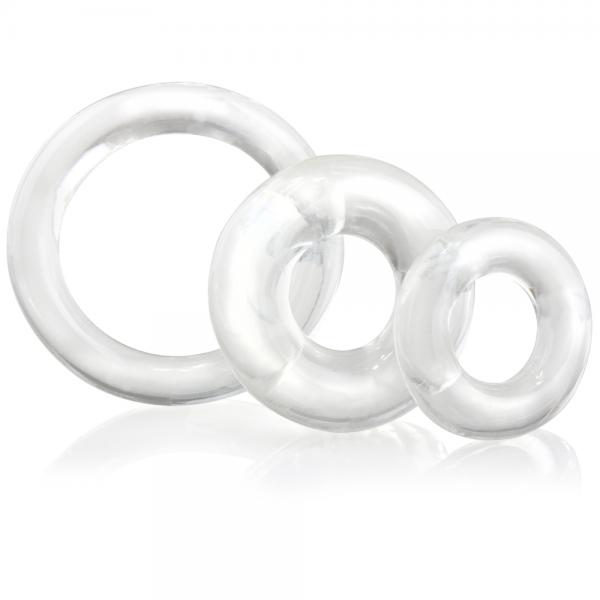 Screaming O Ringo X3 Clear Cock Rings - Click Image to Close