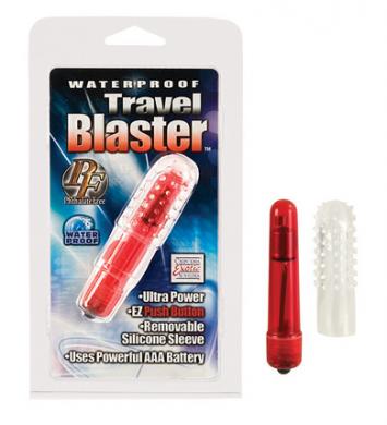 Waterproof Travel Blaster Red - Click Image to Close