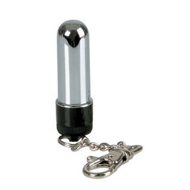 Micro Vibro Keychain - Silver - Click Image to Close