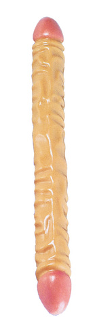 18 inch ivory veined double dildo - Click Image to Close