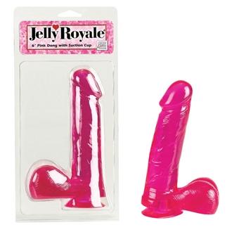 Pink dildo w/suction cup -6inch - Click Image to Close
