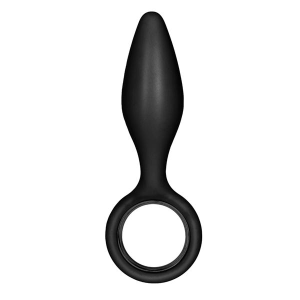 Booty Slider Black Butt Plug - Click Image to Close