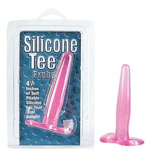 Silicone Butt Plug - Pink - Click Image to Close