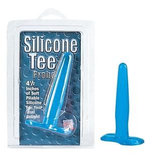 Silicone Tee Probe - Blue - Click Image to Close