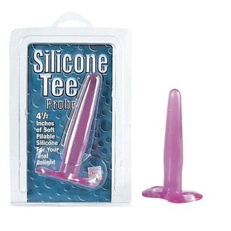 Silicone Butt Plug - Purple - Click Image to Close