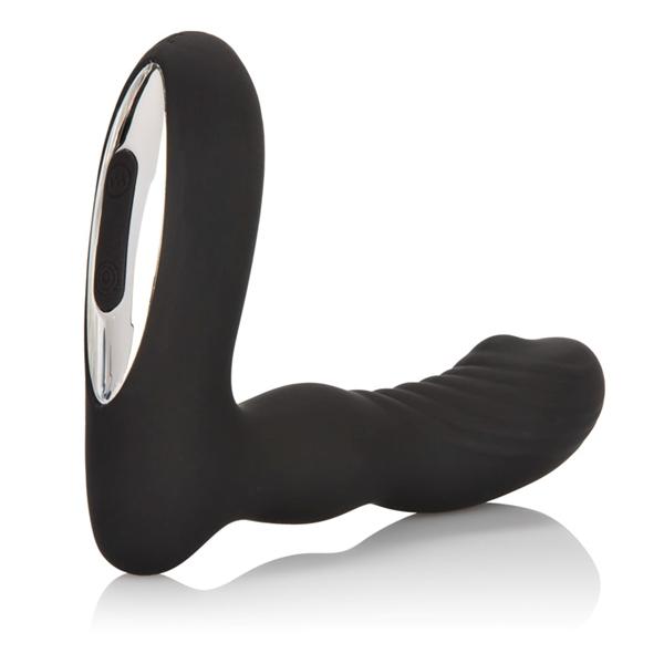 Pinpoint Probe Silicone Wireless Black Prostate Massager - Click Image to Close