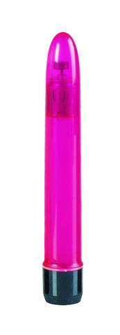 Slim waterproof vibrator - red