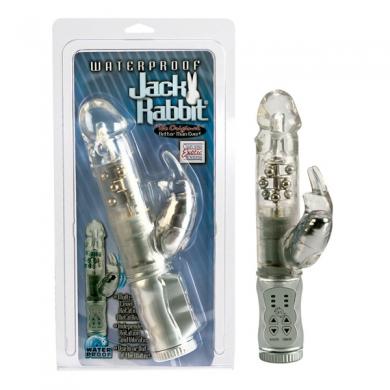 Jack Rabbit Waterproof Vibrator - Clear