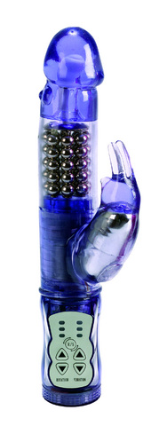 Jack Rabbit Waterproof Vibrator - Purple - Click Image to Close