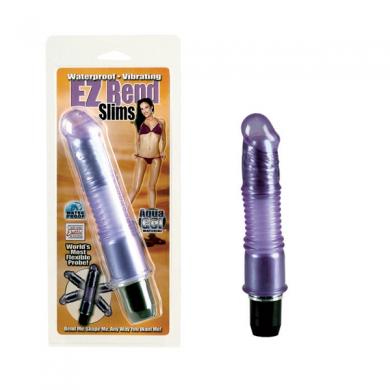 EZ Bend Slims Thick Veined Vibrator - Click Image to Close