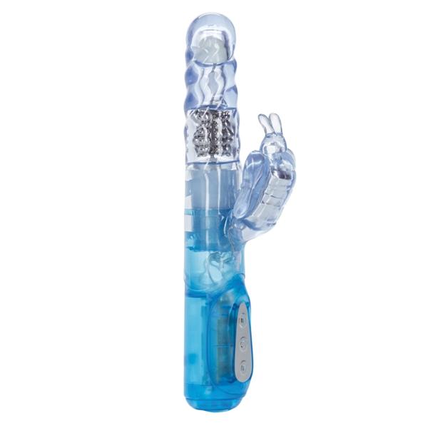 Passion Pals Fluttering Butterfly Blue Vibrator - Click Image to Close