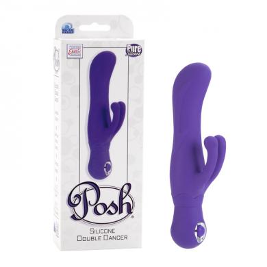 Posh Silicone Double Dancer Purple - Click Image to Close