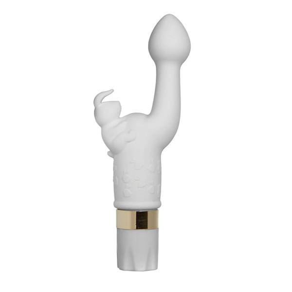 Special Edition Bunny Kiss White Vibrator - Click Image to Close