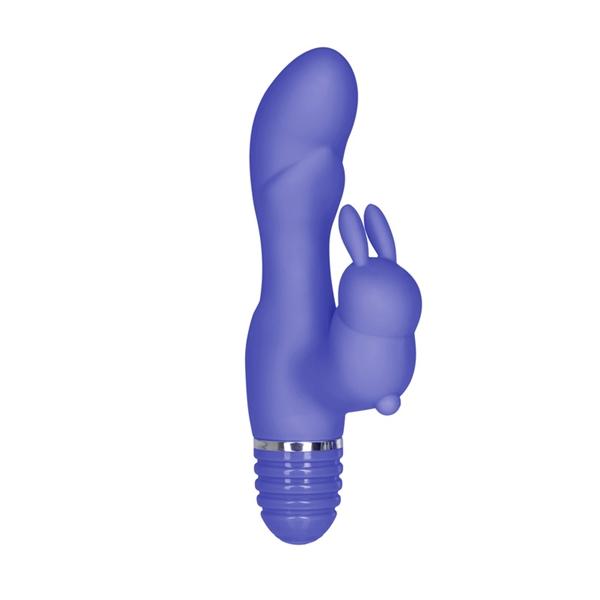 Silicone Bendies Bendi Bunny Purple Vibrator - Click Image to Close