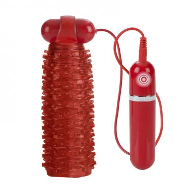 ADONIS VIBRATING STROKER RED - Click Image to Close