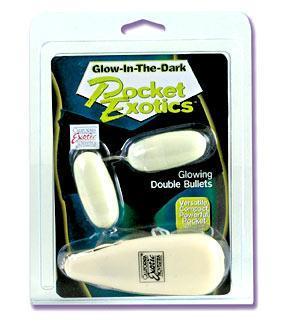 Glow in the dark double bullet - Click Image to Close