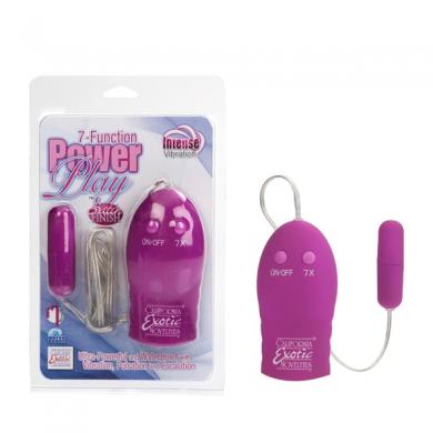 Power Play Slimline Bullet Pink 7 Function - Click Image to Close