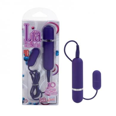 Lia Mini Bullet Purple 10 Function - Click Image to Close