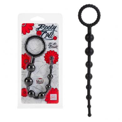 Booty Call X10 Beads Black - Click Image to Close