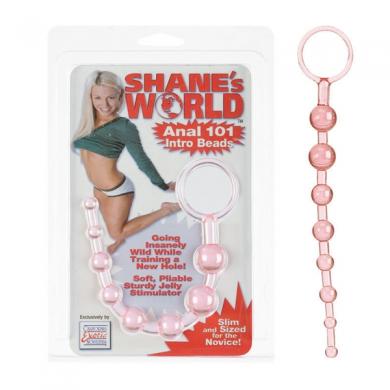 Shane's World Anal 101 Intro Beads - Pink