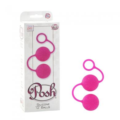 Posh Silicone O Balls Pink - Click Image to Close