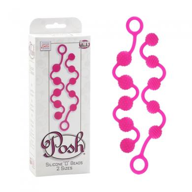 Posh Silicone O Beads Pink - Click Image to Close