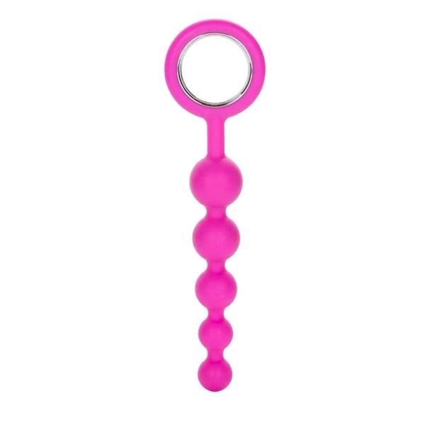 Ride It Up Pink Anal Beads