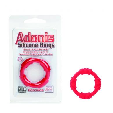 Adonis Silicone Ring Red - Click Image to Close
