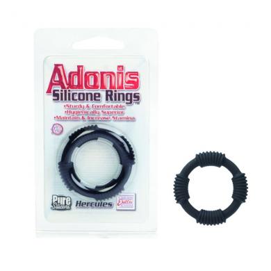 Adonis Silicone Ring Hercules Black - Click Image to Close