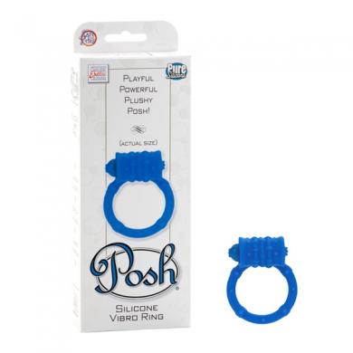Posh Silicone Vibro Ring Blue - Click Image to Close
