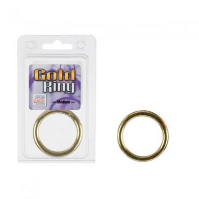 Gold Cock Ring - Medium - Click Image to Close