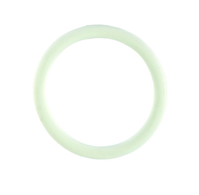 White Rubber Cock Ring - Large - Click Image to Close