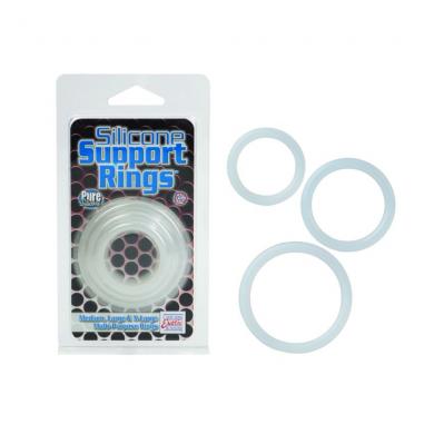 Silicone Support Rings Clear - Click Image to Close