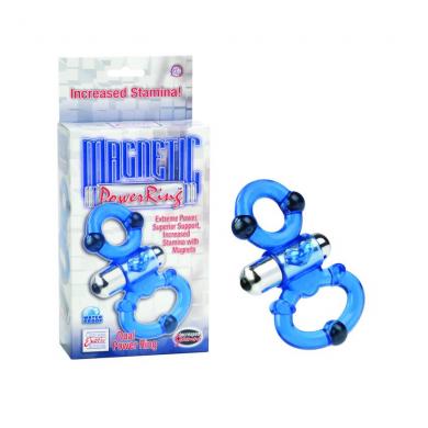 Magnetic Power Ring Dual Blue - Click Image to Close
