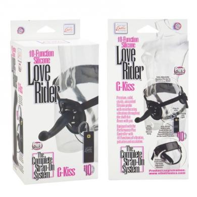 10-Function Silicone Love Rider G-Kiss - Black