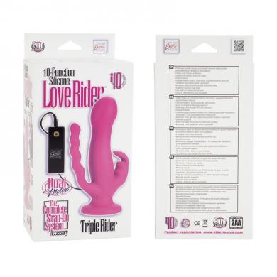 Love Rider Triple Riders Pink - Click Image to Close