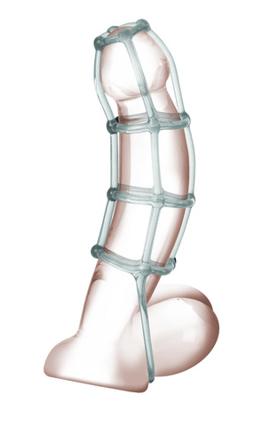 Cock Cage Enhancer Clear - Click Image to Close