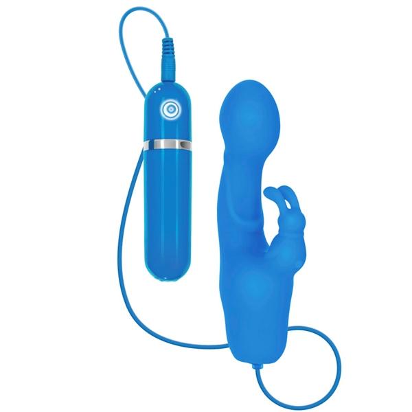 Gyrating Sensation Bunny Blue Vibrator