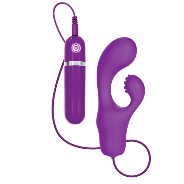 Gyrating Tickler Purple Vibrator - Click Image to Close