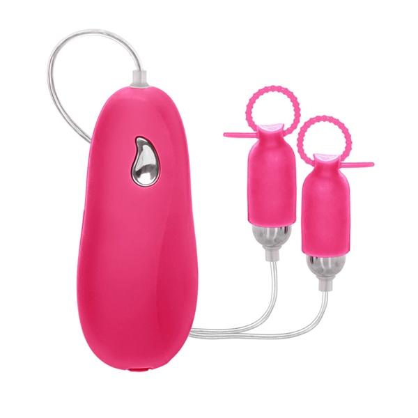 Nipple Pleasurizers Vibrating Pink - Click Image to Close