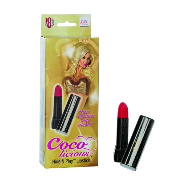 Coco Licious Hide & Play Lipstick Black - Click Image to Close
